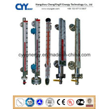 Medidor de nivel magnético Cyybm63 de alta calidad para tanques criogénicos usando